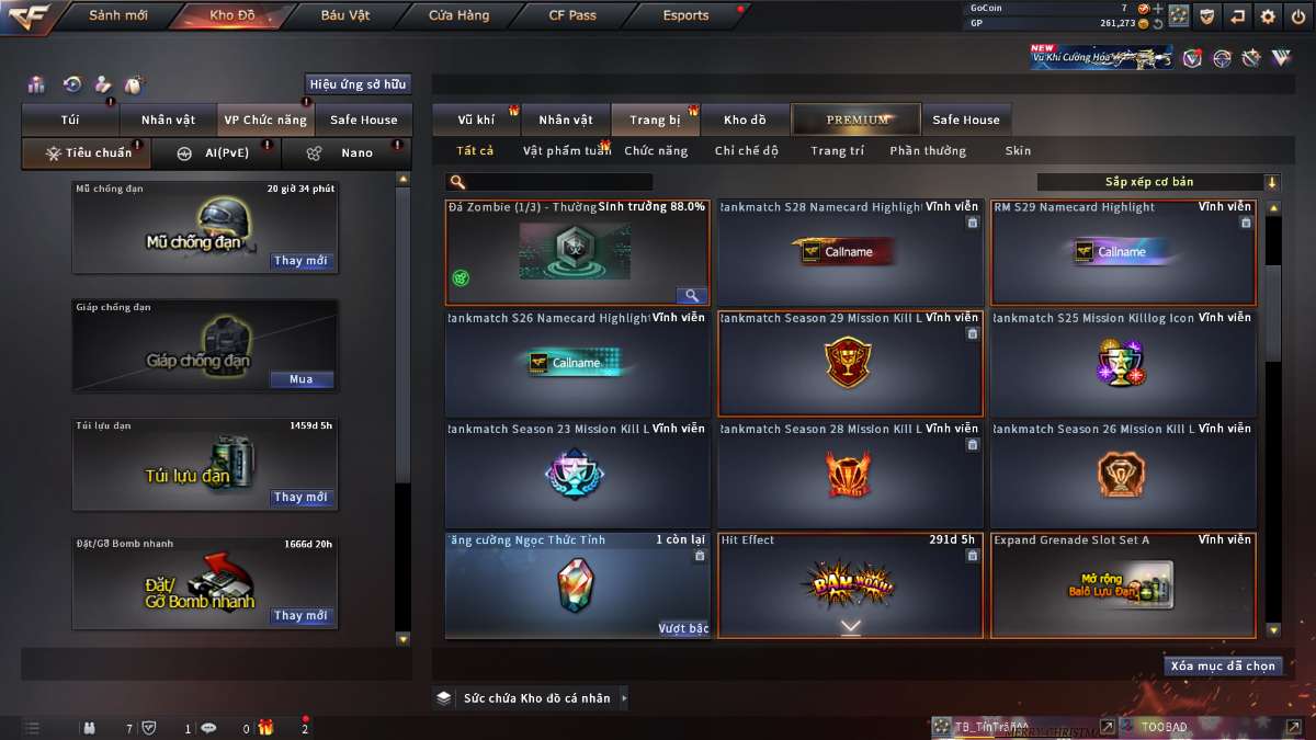 shop acc cf uy tin gia re